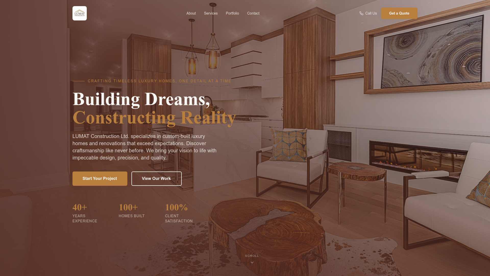 Lumat website preview